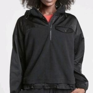 Athleta Zion Micro Fleece Half Zip Pullover Hoodie - Size M